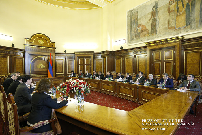Վարչապետն ընդունել է ԱՄՀ հայաստանյան առաքելության ղեկավարի գլխավորած պատվիրակությանը