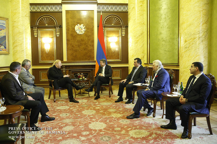 Վարչապետն ընդունել է «Associated Television International» ընկերության նախագահին