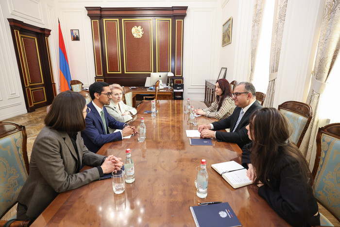 Փոխվարչապետ Տիգրան Խաչատրյանն ընդունել է Հայաստանում ԱՄՀ մշտական ներկայացուցչին