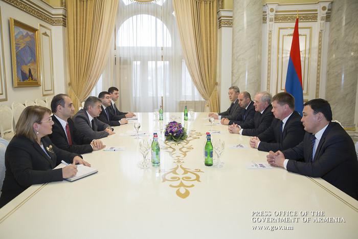 Վարչապետն ընդունել է ԵԱՏՄ անդամ երկրների մաքսային կառույցների ղեկավարներին