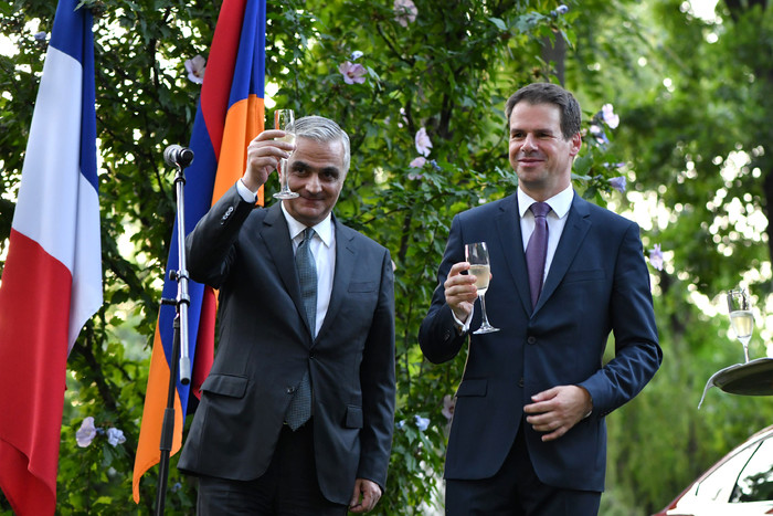 Փոխվարչապետ Մհեր Գրիգորյանը մասնակցել է Ֆրանսիայի Ազգային տոնի կապակացությամբ կազմակերպված միջոցառմա