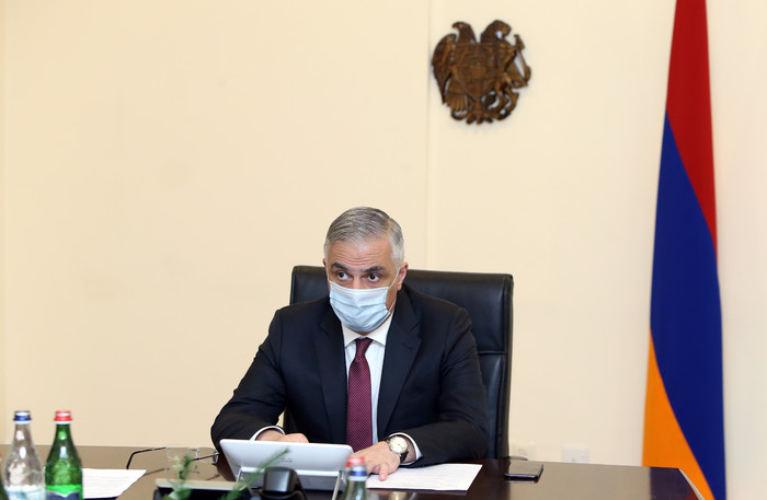 Փոխվարչապետ Մհեր Գրիգորյանը տեսակապի միջոցով մասնակցել է ԱՊՀ  մասնակից պետությունների կառավարություն