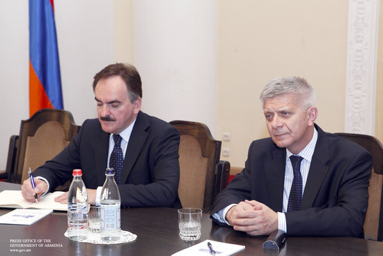 Տիգրան Սարգսյանն ընդունել է Լեհաստանի ազգային բանկի նախագահին