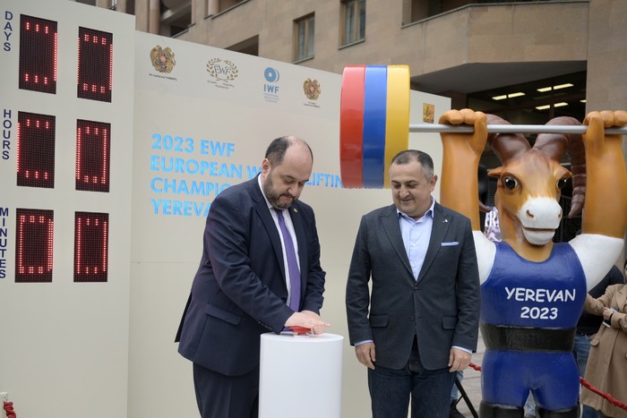 Արայիկ Հարությունյանը մասնակցել է Ծանրամարտի Եվրոպայի մեծահասակների 2023թ. առաջնության մեկնարկի հետհ