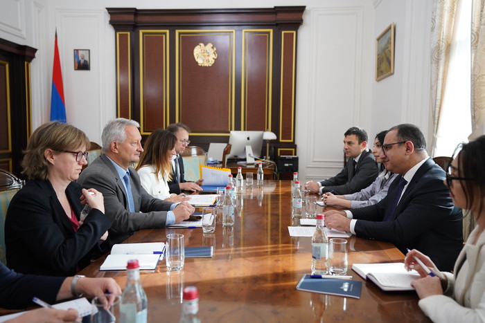 Փոխվարչապետ Տիգրան Խաչատրյանն ընդունել է գերմանական զարգացման բանկի տարածաշրջանային տնօրենի գլխավորա