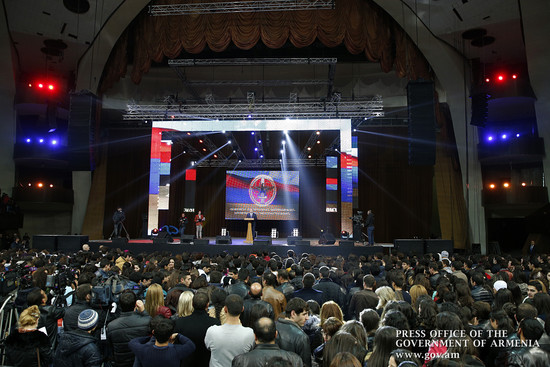 Վարչապետը մասնակցել է Ուսանողության միջազգային օրվան նվիրված տոնական միջոցառմանը