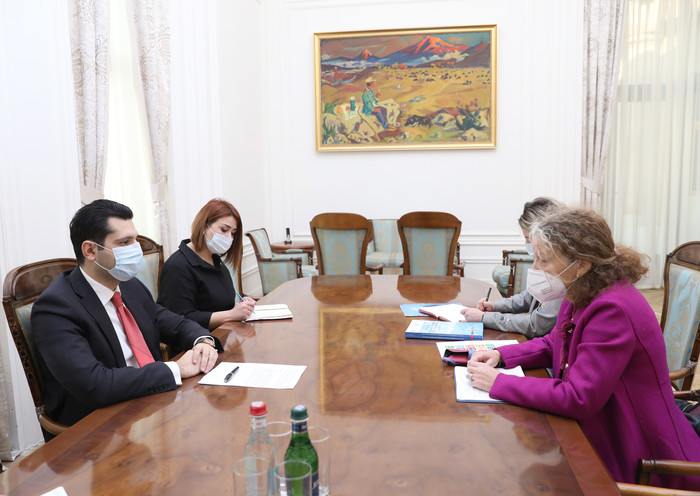 Փոխվարչապետ Համբարձում Մաթևոսյանն ընդունել է Հայաստանում ՄԱԿ-ի մշտական համակարգողի ժամանակավոր պաշտո