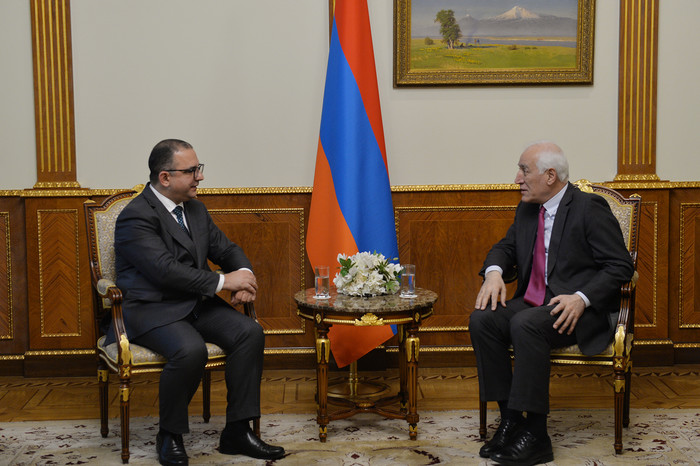 ՀՀ նախագահ Վահագն Խաչատուրյանն ընդունել է փոխվարչապետ Տիգրան Խաչատրյանին
