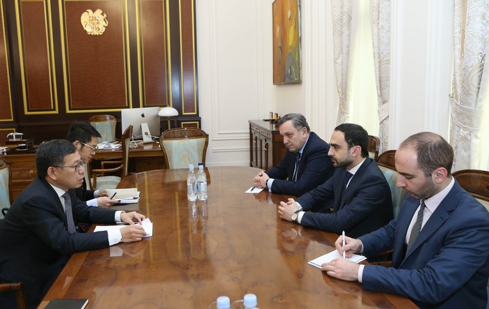 Փոխվարչապետ Տիգրան Ավինյանն ընդունել է Չինաստանի դեսպանին