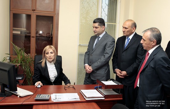 Այցելություն Կոտայքի տարածքային հարկային տեսչություն