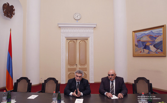 Տիգրան Սարգսյանն ընդունել է ՌԱԿ կենտրոնական վարչության ատենապետ Մայք Խարապյանին