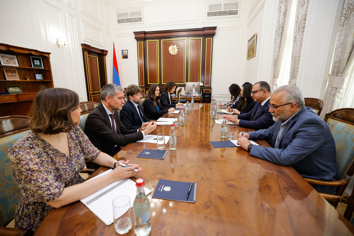 Փոխվարչապետ Տիգրան Խաչատրյանն ընդունել է ԶՖԳ ընդլայնման և եվրոպական հարևանության հարցերով տարածաշրջա