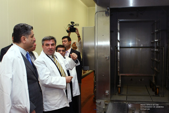 Վարչապետն այցելել է «Նատֆուդ» մսամթերքի գործարան