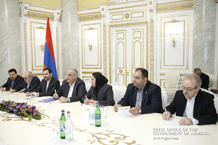 Վարչապետն ընդունել է Իրանի էկոնոմիկայի և ֆինանսների փոխնախարար, գլխավոր մաքսատան պետ Մասուդ Քարբասիա