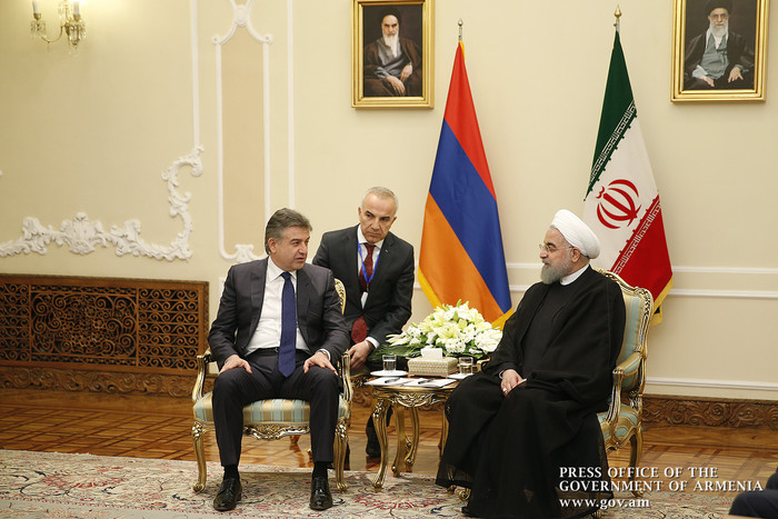 Թեհրանում  կայացել է Հայաստանի վարչապետի և Իրանի նախագահի հանդիպումը