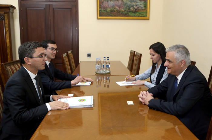 Փոխվարչապետ Մհեր Գրիգորյանն ընդունել է Թուրքմենստանի դեսպանին