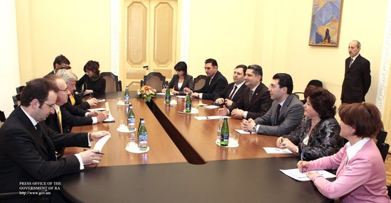 Կառավարության ղեկավարն ընդունել է իտալական պատվիրակությանը
