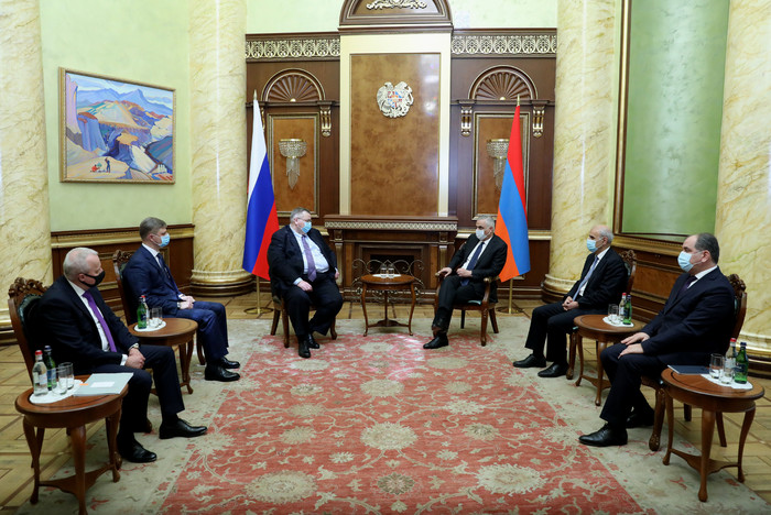 Կայացել է ՀՀ փոխվարչապետ Մհեր Գրիգորյանի և ՌԴ փոխվարչապետ Ալեքսեյ Օվերչուկի հանդիպումը