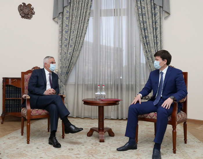Փոխվարչապետ Մհեր Գրիգորյանն ընդունել է ԵՏՀ տնտեսության և ֆինանսական քաղաքականության հարցերով նախարար