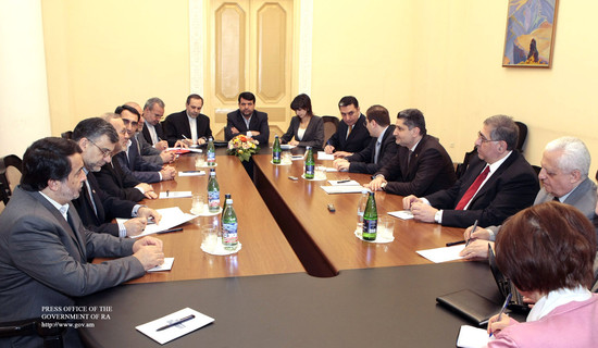 Վարչապետն ընդունել է Իրանի Իսլամական Հանրապետության  արտաքին գործերի նախարարին