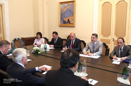 Վարչապետն ընդունել է Ուկրաինայի Գերագույն Ռադայի նախագահ Վլադիմիր Լիտվինին