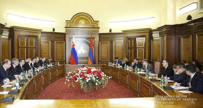 ՀՀ վարչապետը և Սլովակիայի Ազգային խորհրդի նախագահը կարևորում են առևտրատնտեսական ոլորտում համագործակց