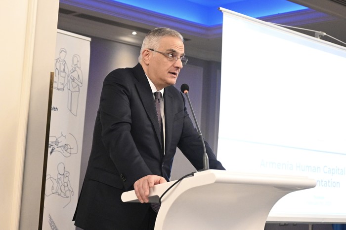 Փոխվարչապետ Մհեր Գրիգորյանը ելույթ է ունեցել «Հայաստանի մարդկային կապիտալի վերանայում» զեկույցի շնոր