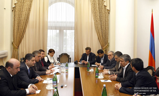 Վարչապետն ընդունել է Իրանի Իսլամական Հանրապետության էներգետիկայի  նախարարին
