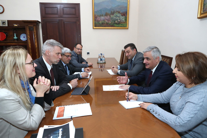 Փոխվարչապետ Մհեր Գրիգորյանն ընդունել է ՀԲ տարածաշրջանային տնօրենին