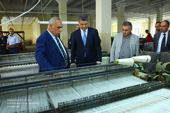 Տիգրան Սարգսյանը ծանոթացել է ԼՂՀ տարբեր ոլորտներում իրականացվող ներդրումային ծրագրերին