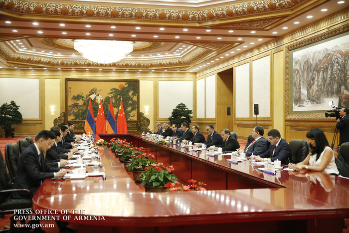 Հայաստանի և Չինաստանի վարչապետները քննարկել են տնտեսական համագործակցության ընդլայնման հնարավորությու