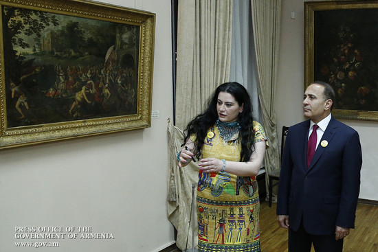 «Թանգարանների գիշեր» միջոցառման շրջանակում վարչապետն այցելել է Ազգային պատկերասրահ