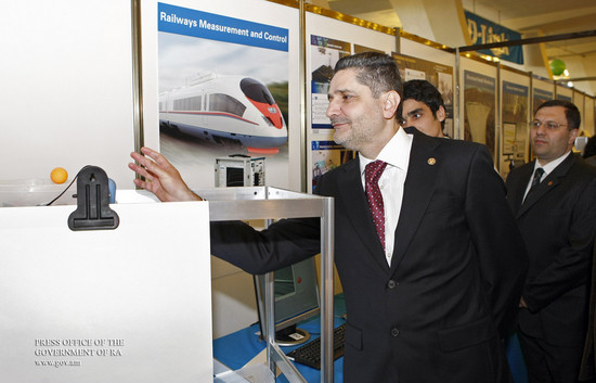 Տիգրան Սարգսյանը մասնակցել է «Դիջիթեք 2010» ցուցահանդեսի բացմանը