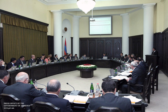 Վարչապետ Տիգրան Սարգսյանի խոսքը ՀՀ կառավարության նիստում
