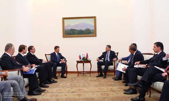 Հանդիպել են տնտեսական համագործակցության հայ-ռուսական միջկառավարական հանձնաժողովի համանախագահները