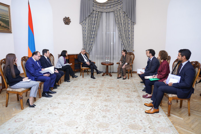 Փոխվարչապետ Մհեր Գրիգորյանն ընդունել է Զարգացման ֆրանսիական գործակալության պատվիրակությանը