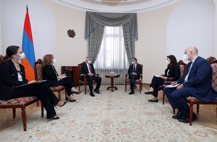 Փոխվարչապետ Մհեր Գրիգորյանն ընդունել է ՎԶԵԲ Արևելյան Եվրոպայի և Կովկասի երկրների գծով համակարգող տնօ