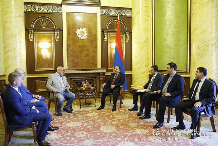 Վարչապետն ընդունել է ՌԴ-ից ժամանած մի խումբ ներդրողների
