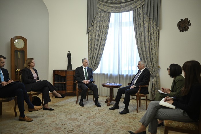 Փոխվարչապետ Մհեր Գրիգորյանն ընդունել է ԵԱՀԿ Մինսկի խմբի ամերիկացի համանախագահին