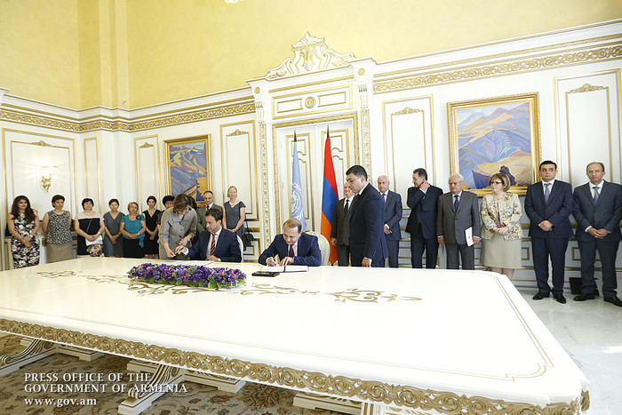 ՀՀ կառավարության և ՄԱԿ-ի միջև ստորագրվել է հնգամյա համագործակցության նոր ծրագիր