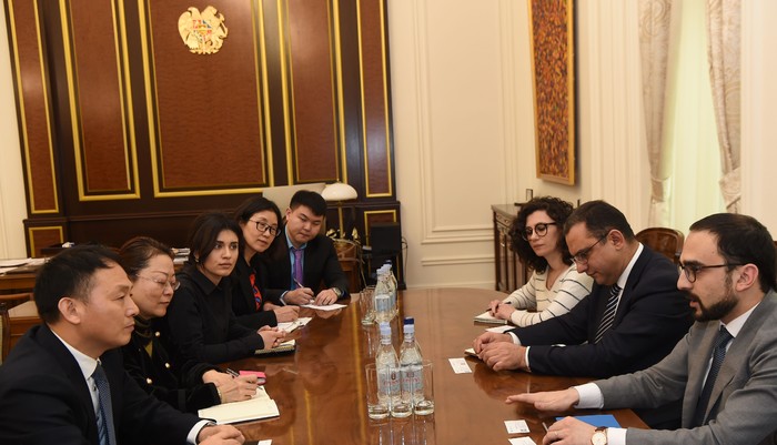 Փոխվարչապետ Տիգրան Ավինյանն ընդունել է չինացի գործարարների պատվիրակությանը
