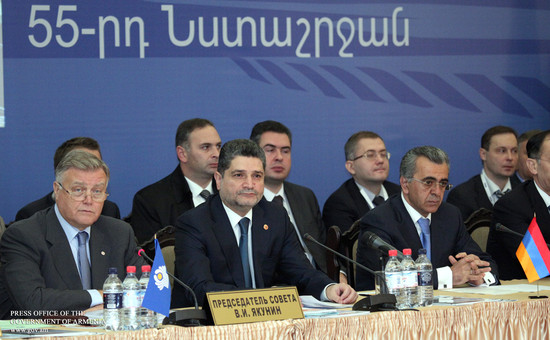 Երևանում մեկնարկել է ԱՊՀ անդամ-պետությունների երկաթուղային տրանսպորտի խորհրդի 55-րդ նիստը