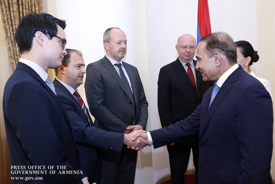 Վարչապետն ընդունել է Հայաստանում կուտակային կենսաթոշակային ֆոնդի կառավարիչ ընկերության ներկայացուցիչ