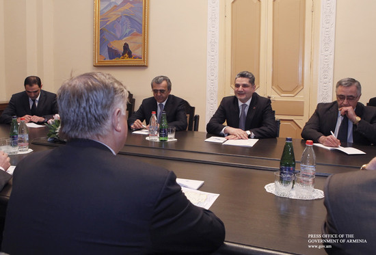 Տիգրան Սարգսյանն ընդունել է Վլադիմիր Յակունինին