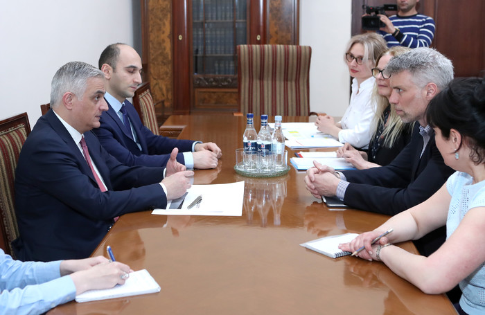 Փոխվարչապետ Մհեր Գրիգորյանն ընդունել է ՀԲ տարածաշրջանային տնօրենին