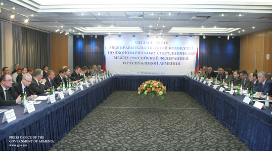 Վարչապետը մասնակցել է հայ-ռուսական տնտեսական համագործակցության միջկառավարական հանձնաժողովի 13-րդ նիս