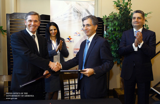 «ԱրմԹեք-2012»-ի շրջանակում ՀՀ կառավարության և ամերիկյան առաջատար ՏՏ ընկերությունների միջև ստորագրվել