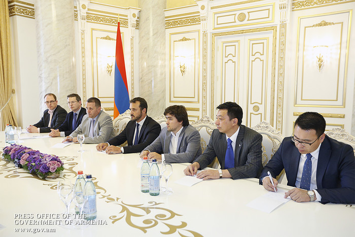 Վարչապետն ընդունել է հեռահաղորդակցության և տեղեկատվական տեխնոլոգիաների ոլորտի մի շարք ընկերություննե