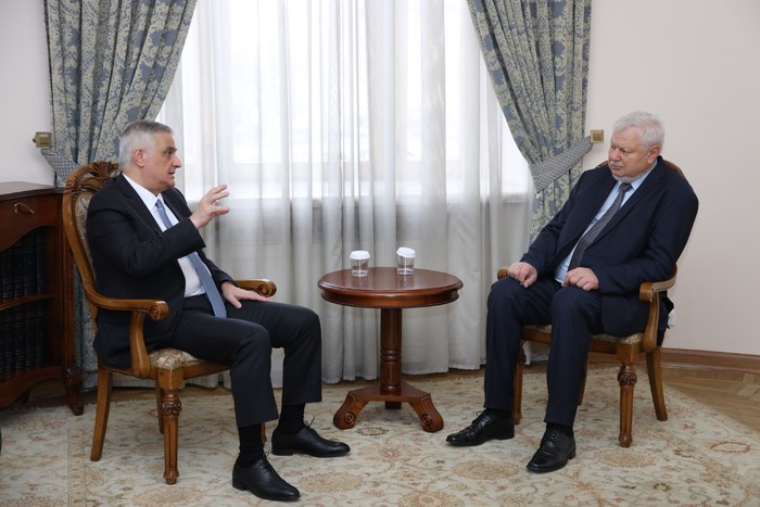 Փոխվարչապետ Մհեր Գրիգորյանն ընդունել է ԵԱՀԿ գործող նախագահի անձնական ներկայացուցիչ Անջեյ Կասպրչիկին