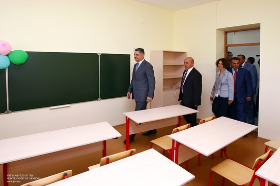 Վարչապետի մասնակցությամբ շահագործման է հանձնվել Տեղ գյուղի միջնակարգ դպրոցը